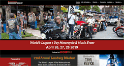 Desktop Screenshot of leesburgbikefest.com